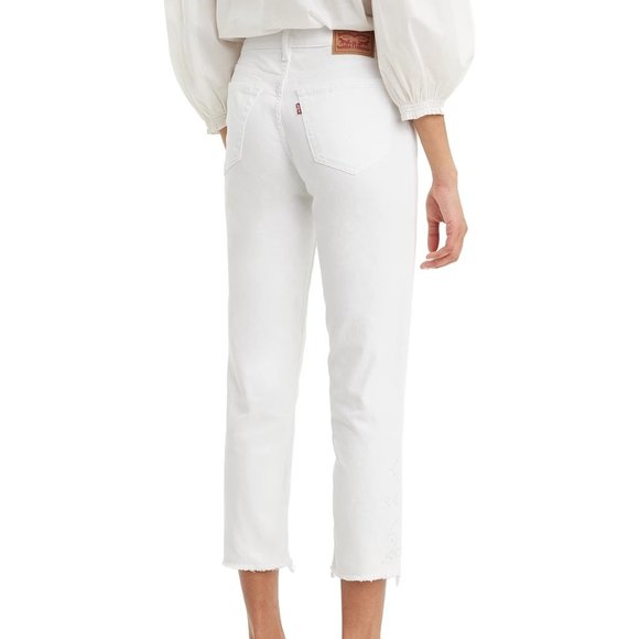 Levi's White Boyfriend Jeans 28 - Picture 2 of 3